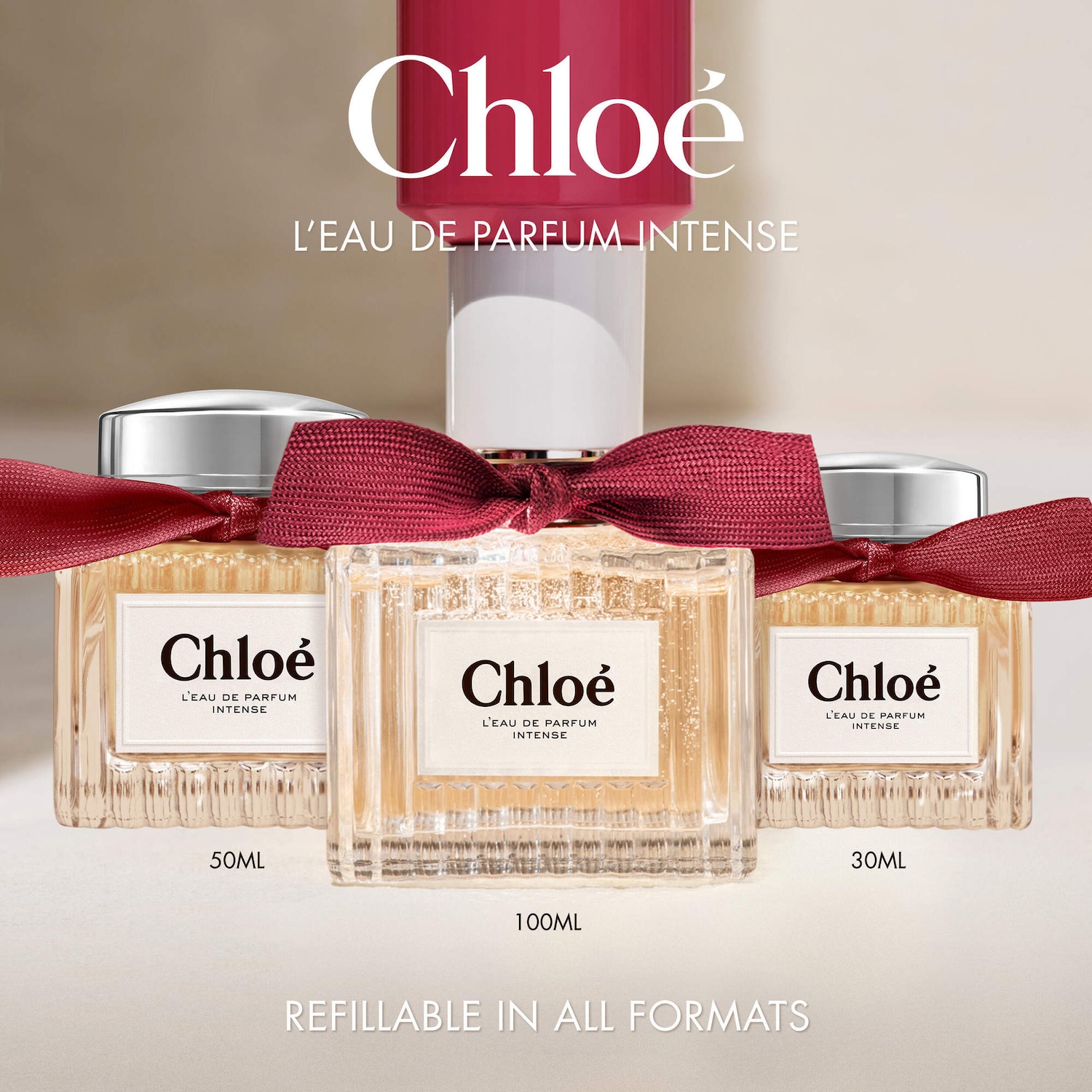 Chloé L'Eau de Parfum Intense with Raspberry, Rose & Amber Travel