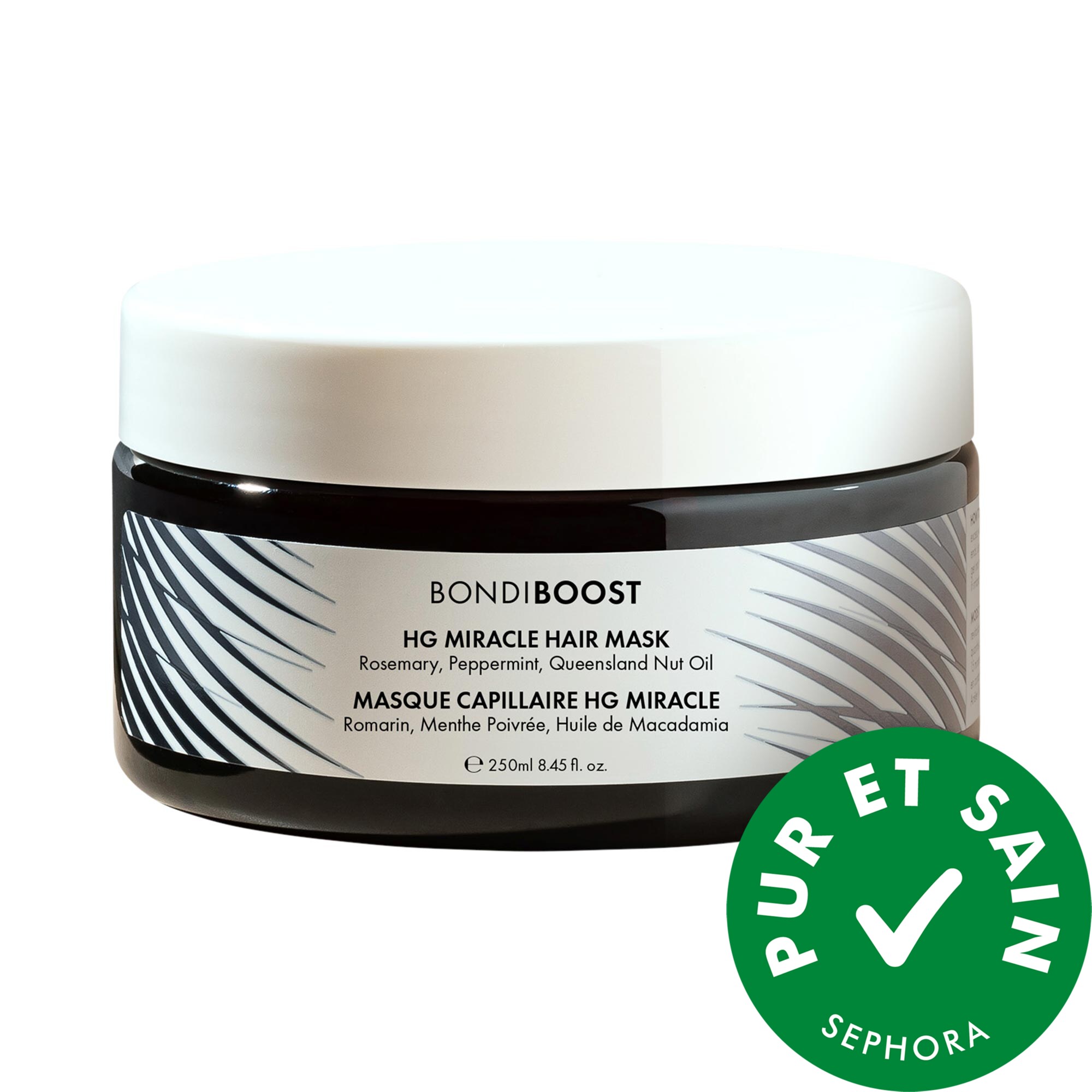 BondiBoost Masque capillaire Miracle HG avec romarin pour cheveux clairsemés 8.45 oz / 250 ml