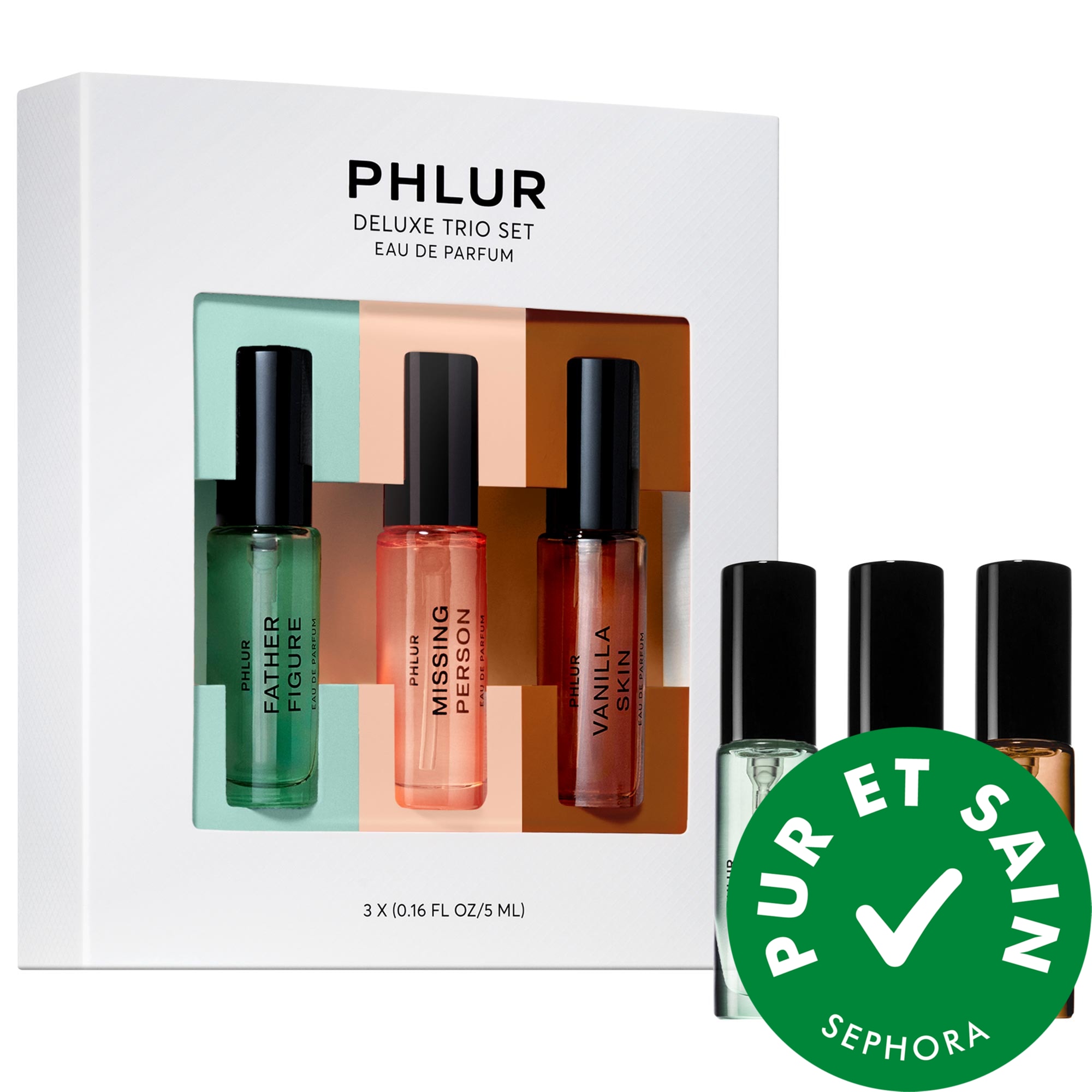 PHLUR Mini trio de prestige de parfums favoris