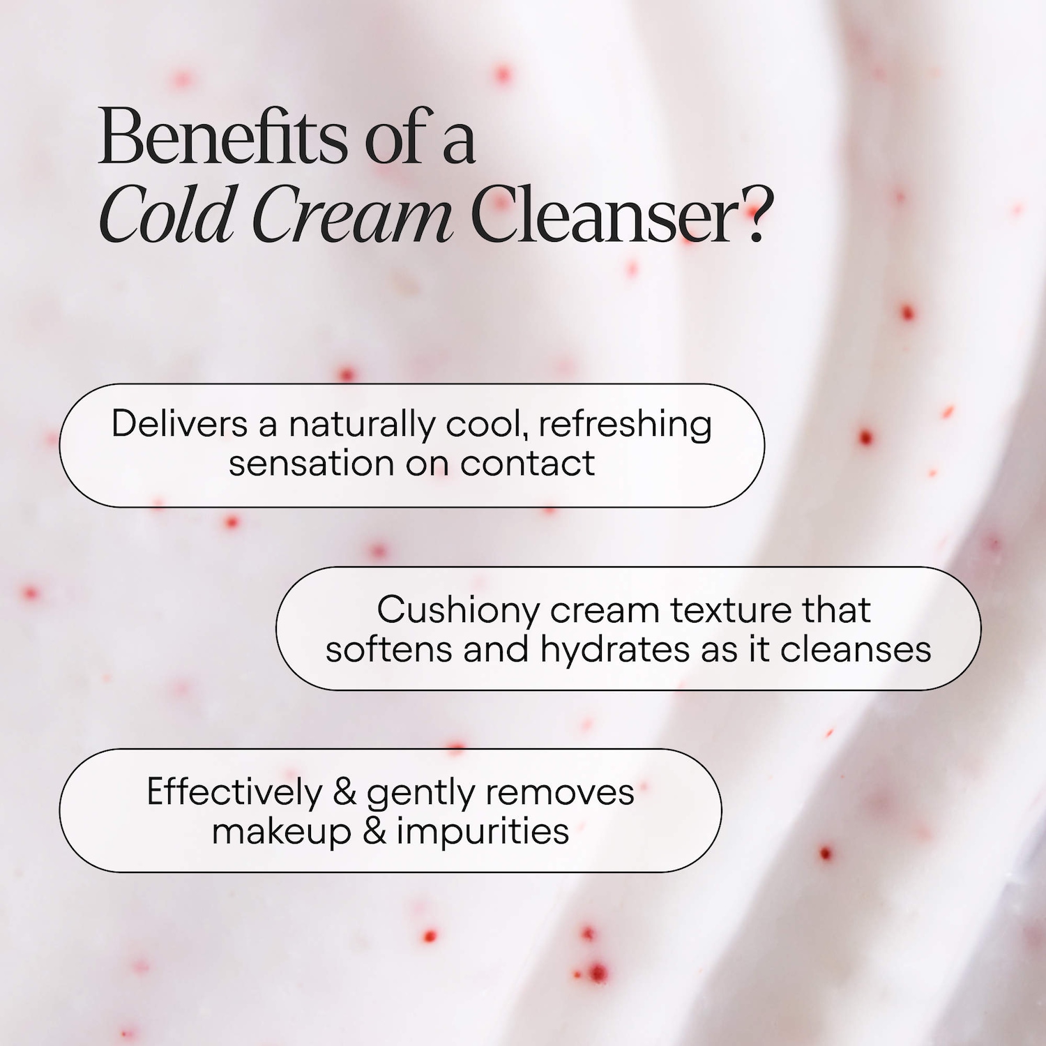 Hydrating Cold Cream Cleanser with Vitamin C & Juneberry