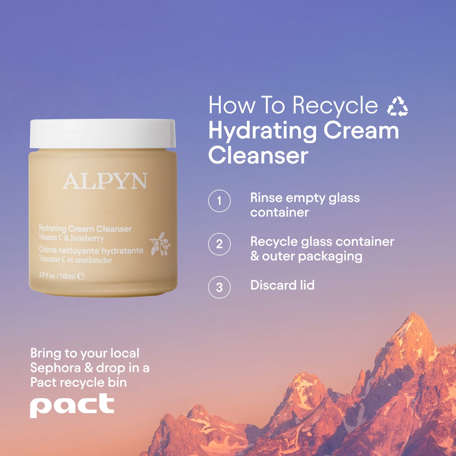 Hydrating Cold Cream Cleanser with Vitamin C & Juneberry - ALPYN
