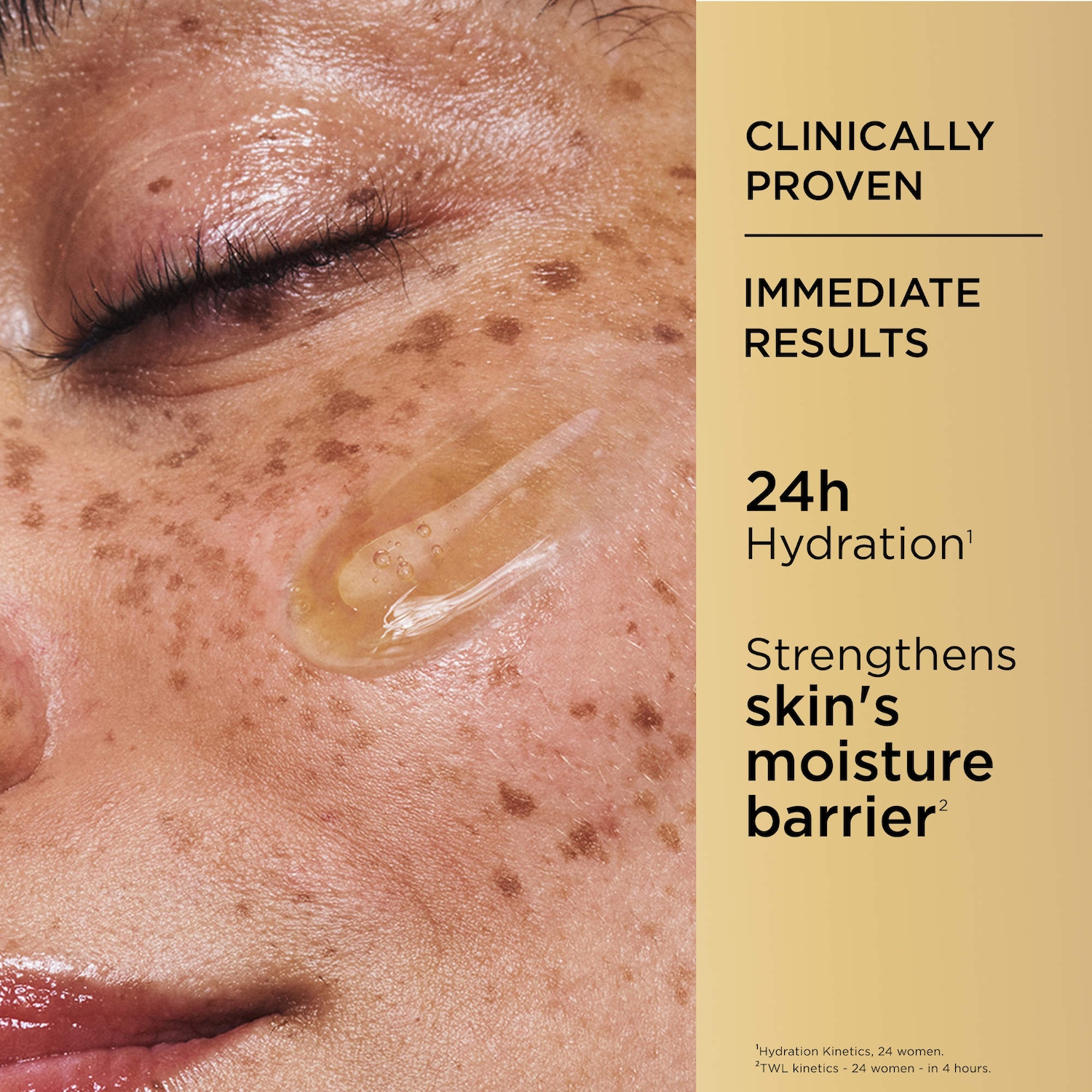 Double Serum Anti-âge raffermissant, améliorant l’éclat et affinant les pores