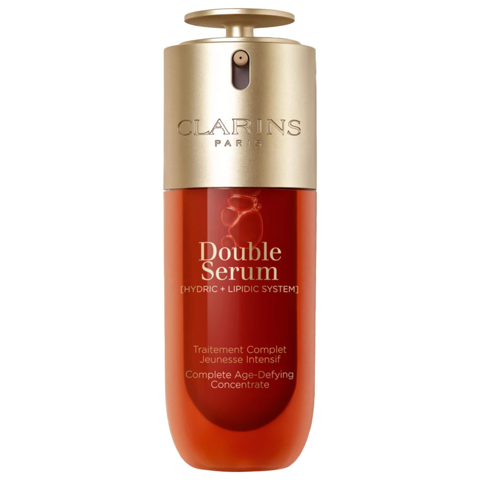 Clarins DOUBLE SERUM® To Firm, Boost Radiance & Refine Pores oz / ml