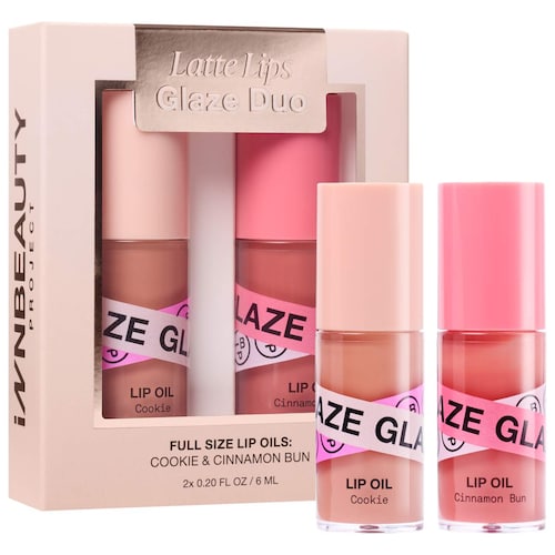 Набор масла и глазури для губ INNBeauty Project Latte Lips