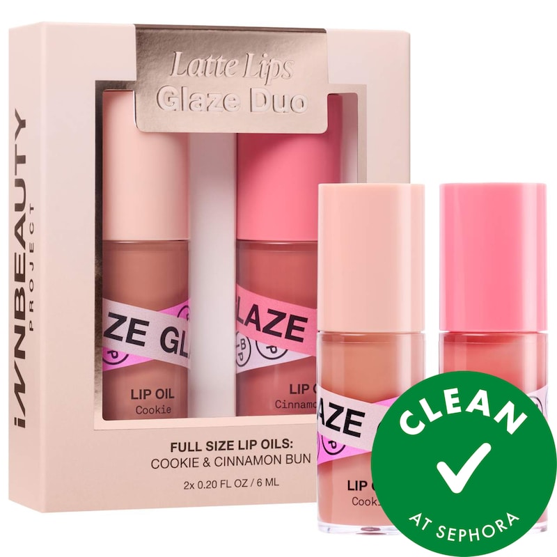 Latte Lips Glaze Lip Oil Lip Set