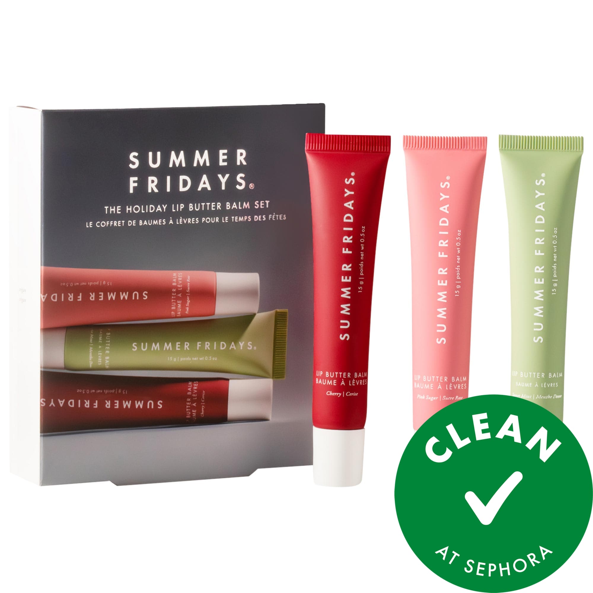 The Holiday Lip Butter Balm Set - Summer Fridays | Sephora