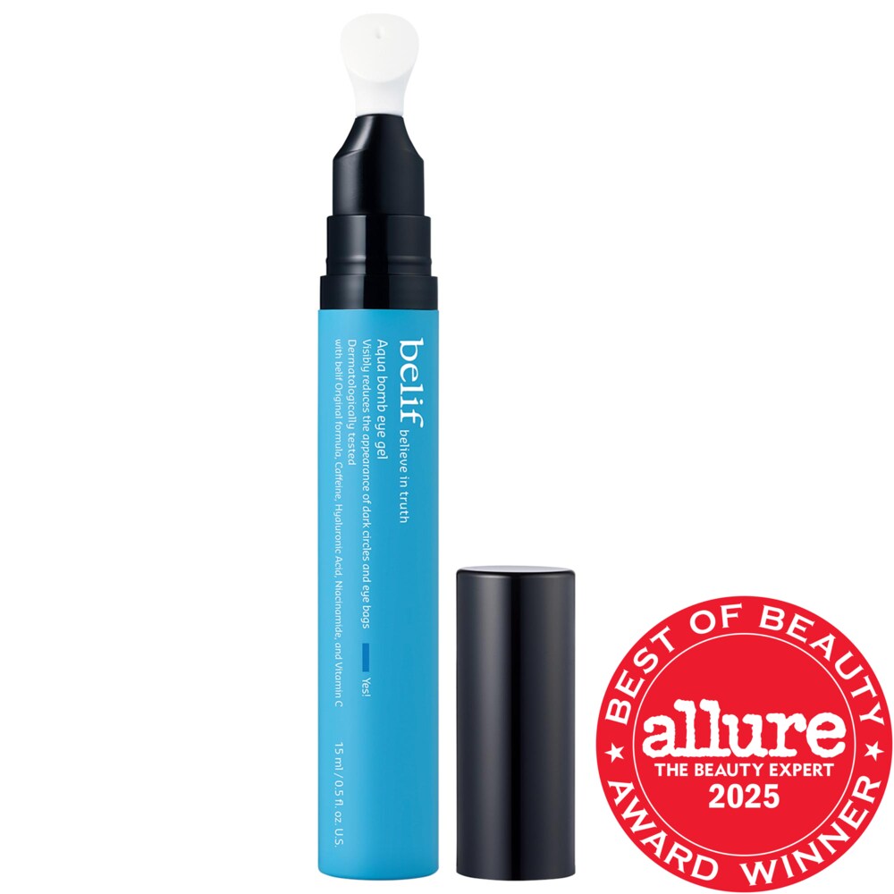 belif Aqua Bomb Depuffing Eye Gel with Caffeine + Hyaluronic Acid