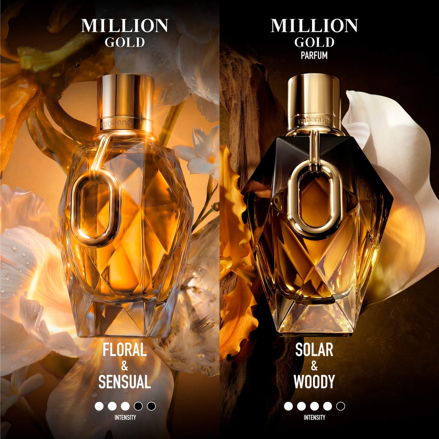 Million Gold for Her Travel Spray with Musk and White Florals