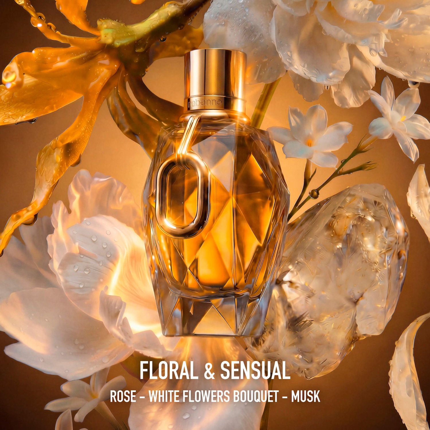 Million Gold for Her Eau de Parfum with Musk and White Florals