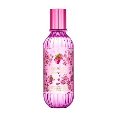 LoveShackFancy - Berry Kiss Hair & Body Perfume Mist with Marshmallow 8 oz / 240 ml LoveShackFancy Berry Kiss Hair & Body Perfume Mist with Marshmallow Clean at Sephora