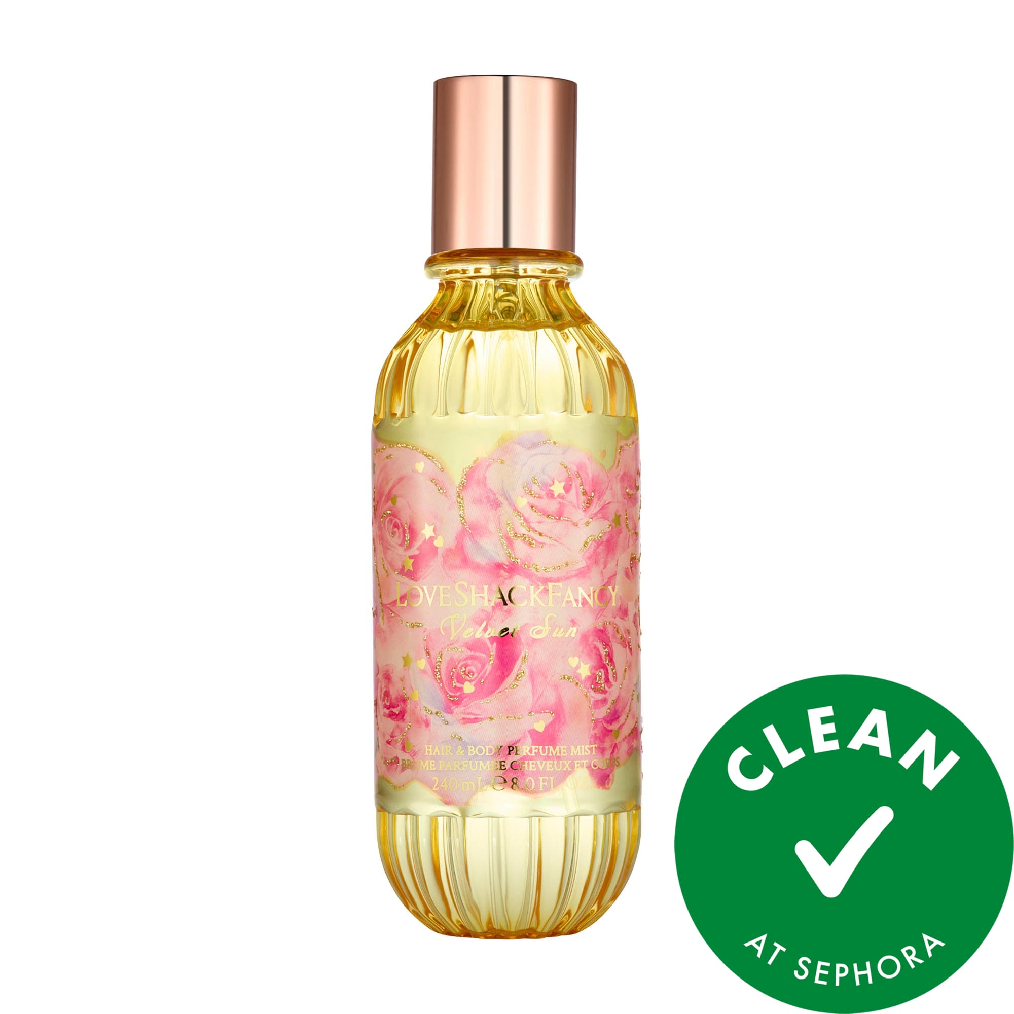 LoveShackFancy Velvet Sun Hair & Body Perfume Mist with Coconut Water 8 oz / 240 ml Body Spray