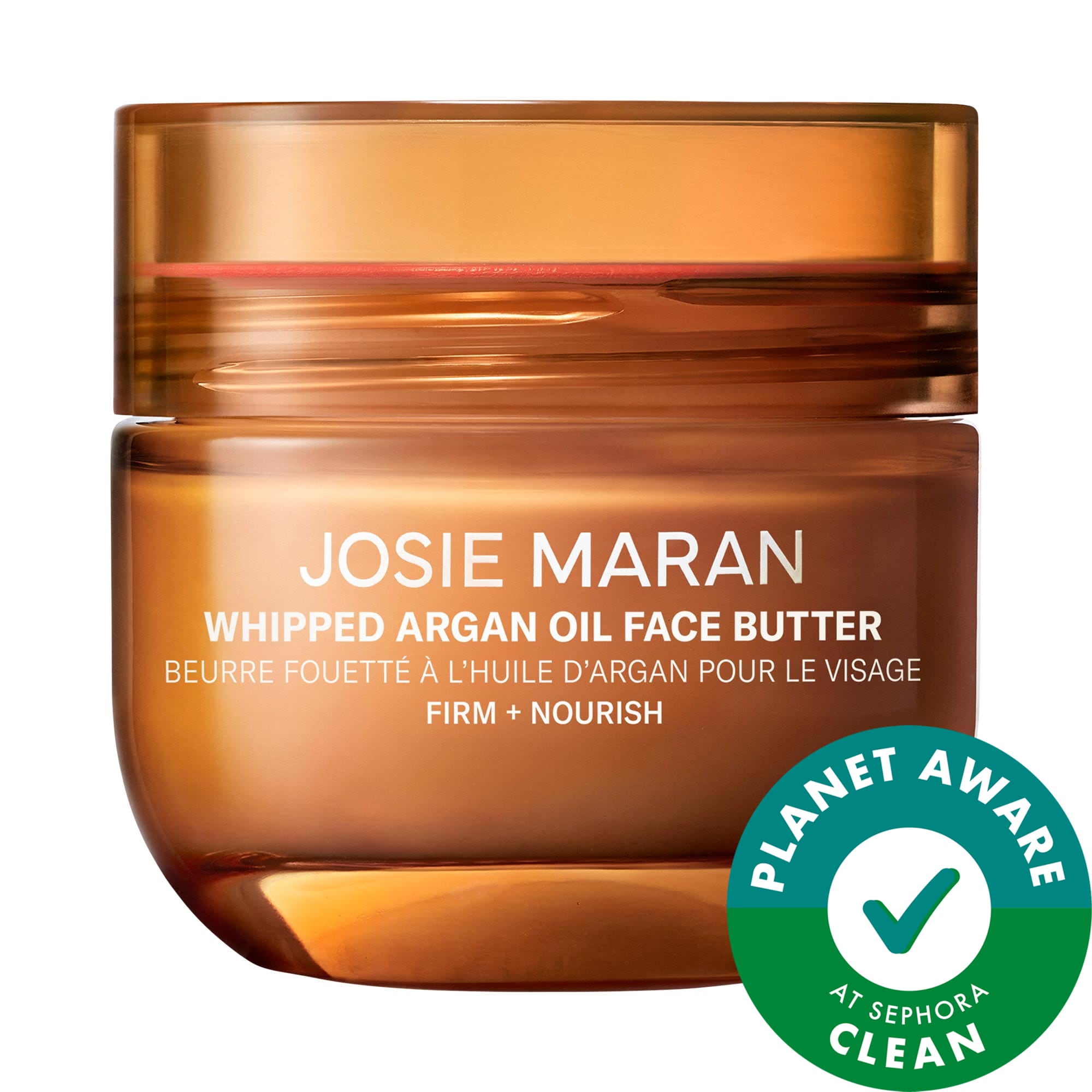 JOSIE MARAN Whipped Argan Oil Firming + Hydrating Face Butter Moisturizer 1.7 oz / 50 ml