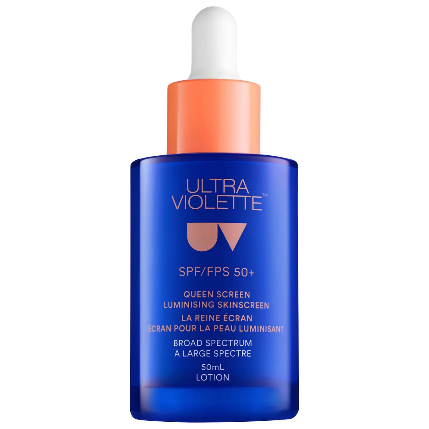 Sérum luminescent et base de maquillage FPS 50+ Queen Screen, Ultra Violette