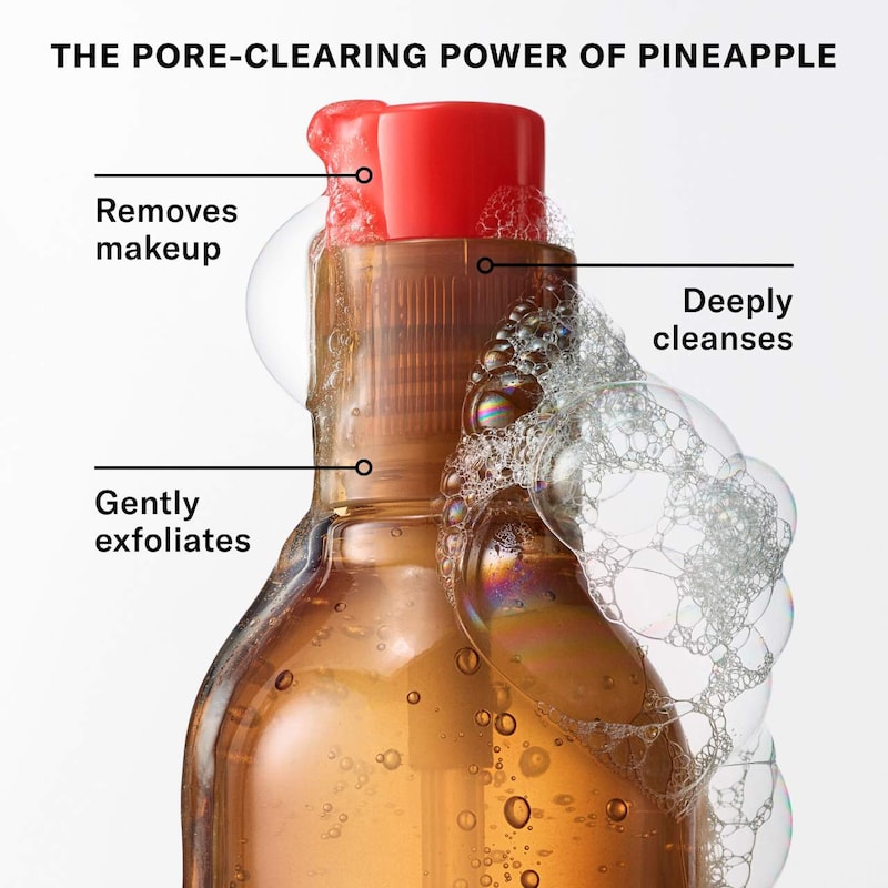 Pineapple Enzyme Exfoliating + Brightening Foaming Gel Cleanser with AHAs thumbnail 4