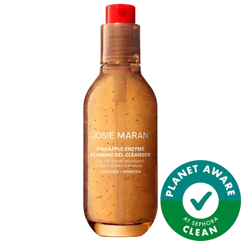 Pineapple Enzyme Exfoliating + Brightening Foaming Gel Cleanser with AHAs