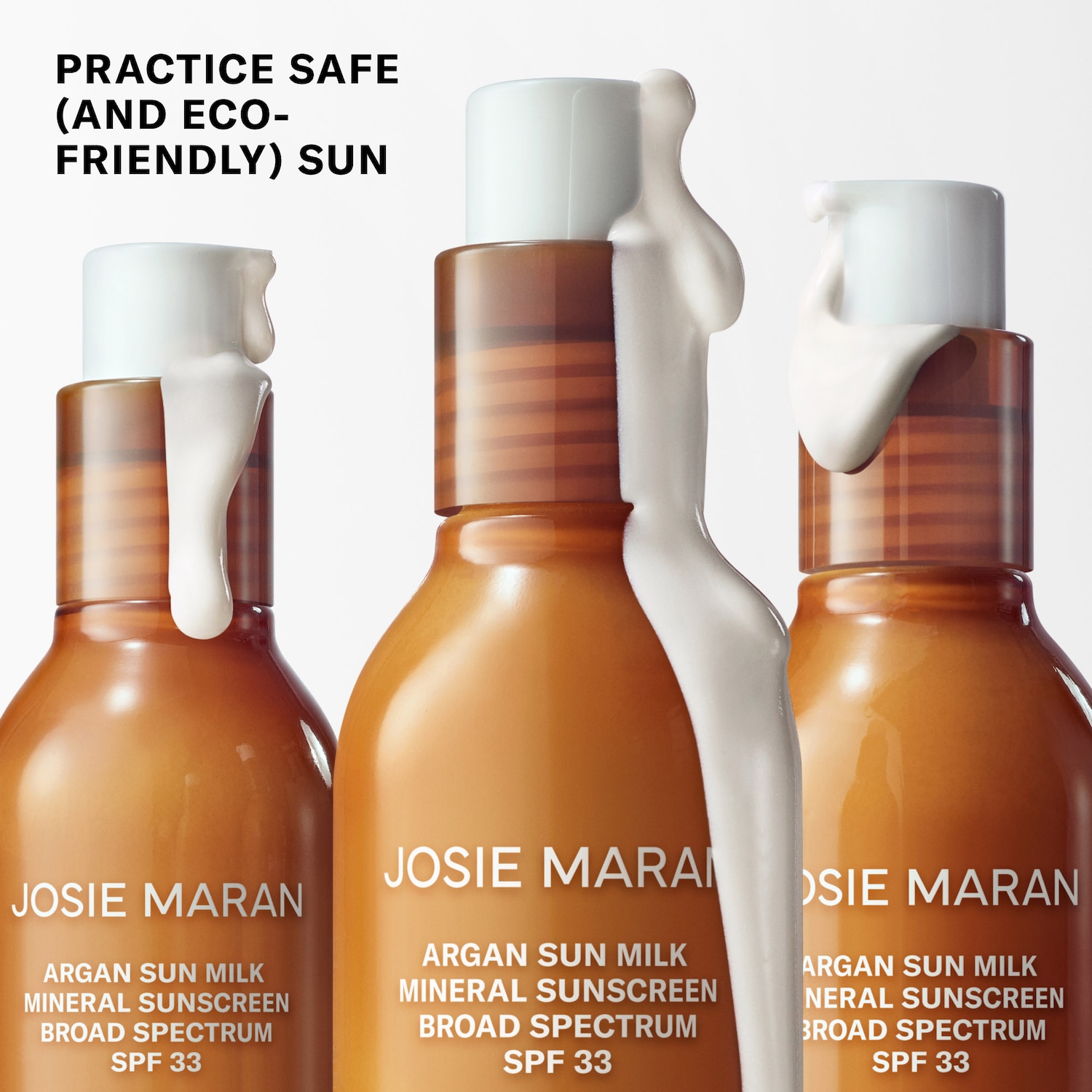 APROTIE MINERALS Sunscreen Milk 3本セット Argan Sun Milk Mineral Sunscreen Broad Spectrum SPF 33 - JOSIE
