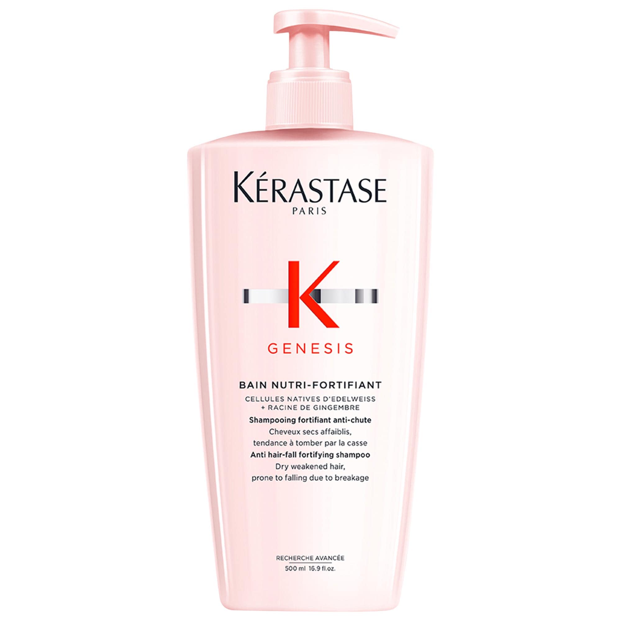 Kérastase Genesis Hair Strengthening Shampoo for Normal to Dry Hair 16.9 oz / 500 mL