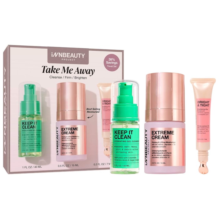 Take Me Away Skincare Travel Essentials Set - iNNBEAUTY PROJECT | Sephora