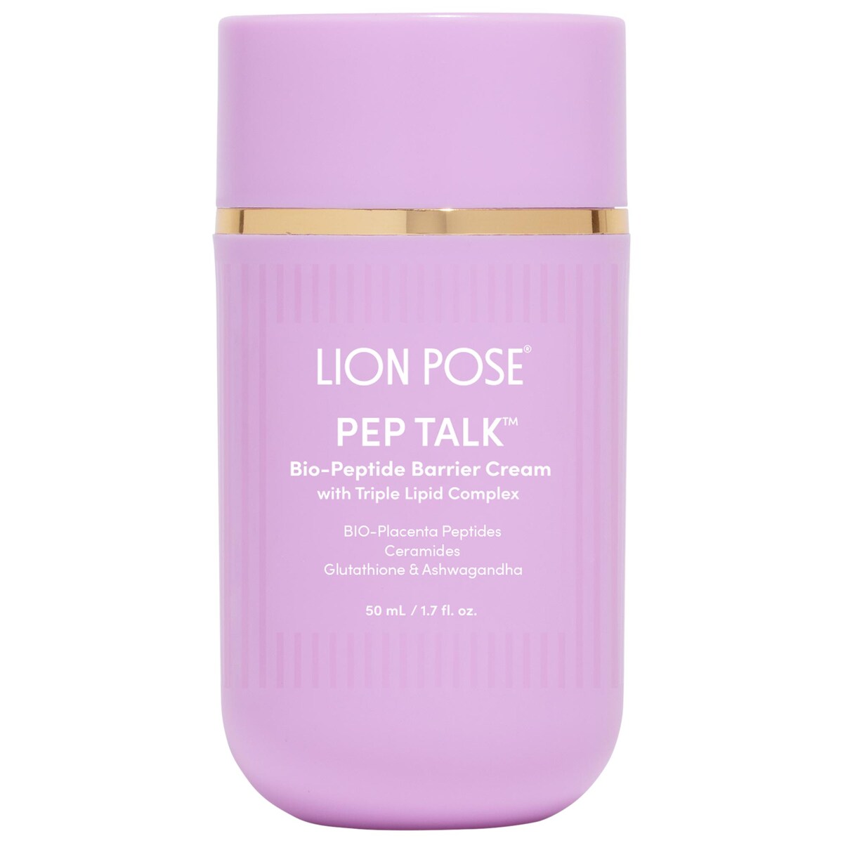 Lion Pose Pep Talk Barrier Repair Cream with Peptides + Ceramides + Triple Lipid Complex