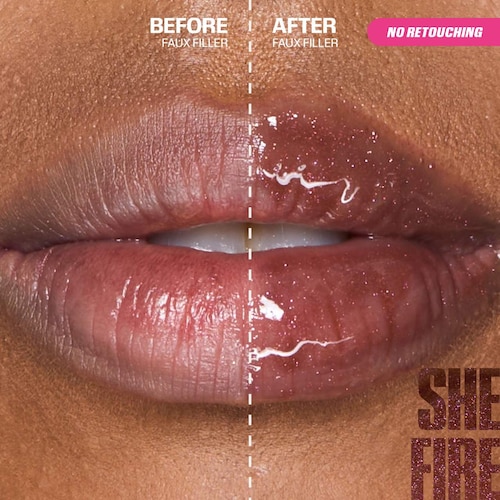 Faux Filler Shiny Non-Sticky Lip Gloss