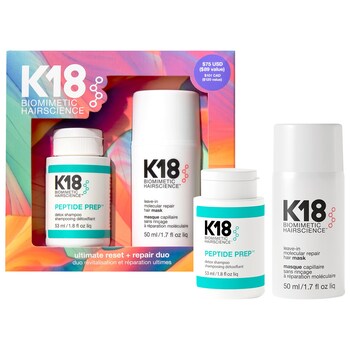 Ultimate Reset + Repair Hair Mask and Shampoo Value Set - K18 