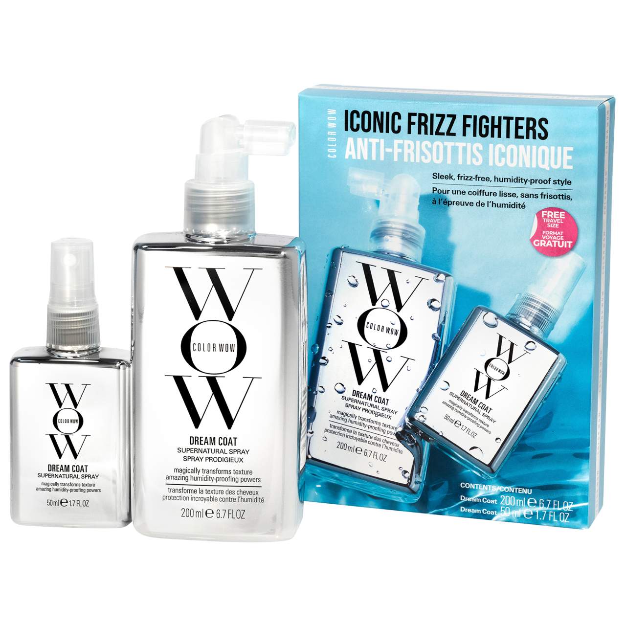 Thumbnail of COLOR WOW Dream Coat Iconic Frizz Fighters Hair Duo Gift Set