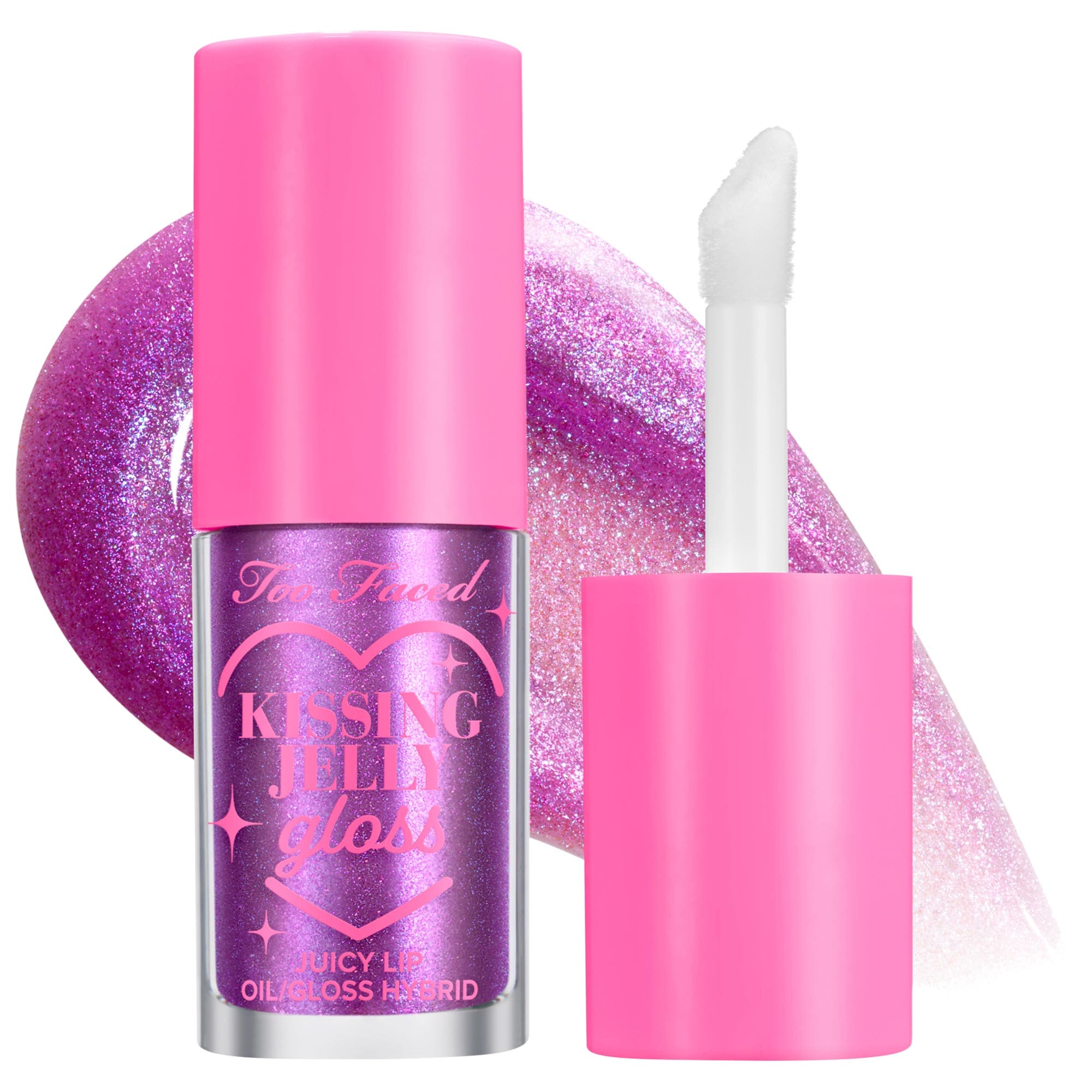 Too Faced Kissing Jelly Non-Sticky Lip Oil Gloss 0.15