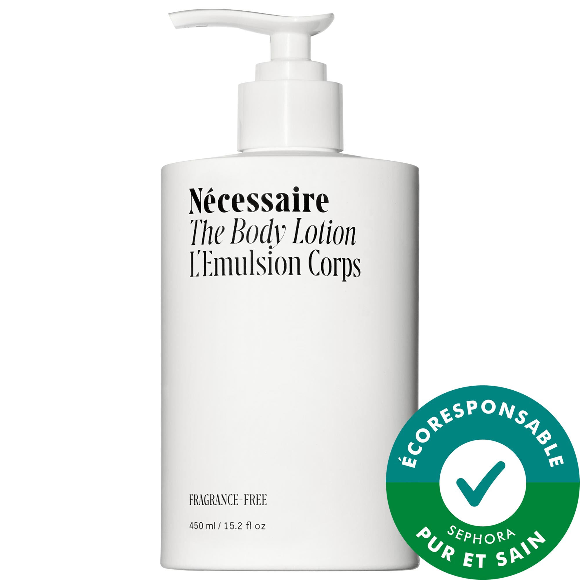 Nécessaire Lotion pour le corps sans parfum avec cinq peptides et 2,5 % de niacinamide 15.2 oz / 450 ml