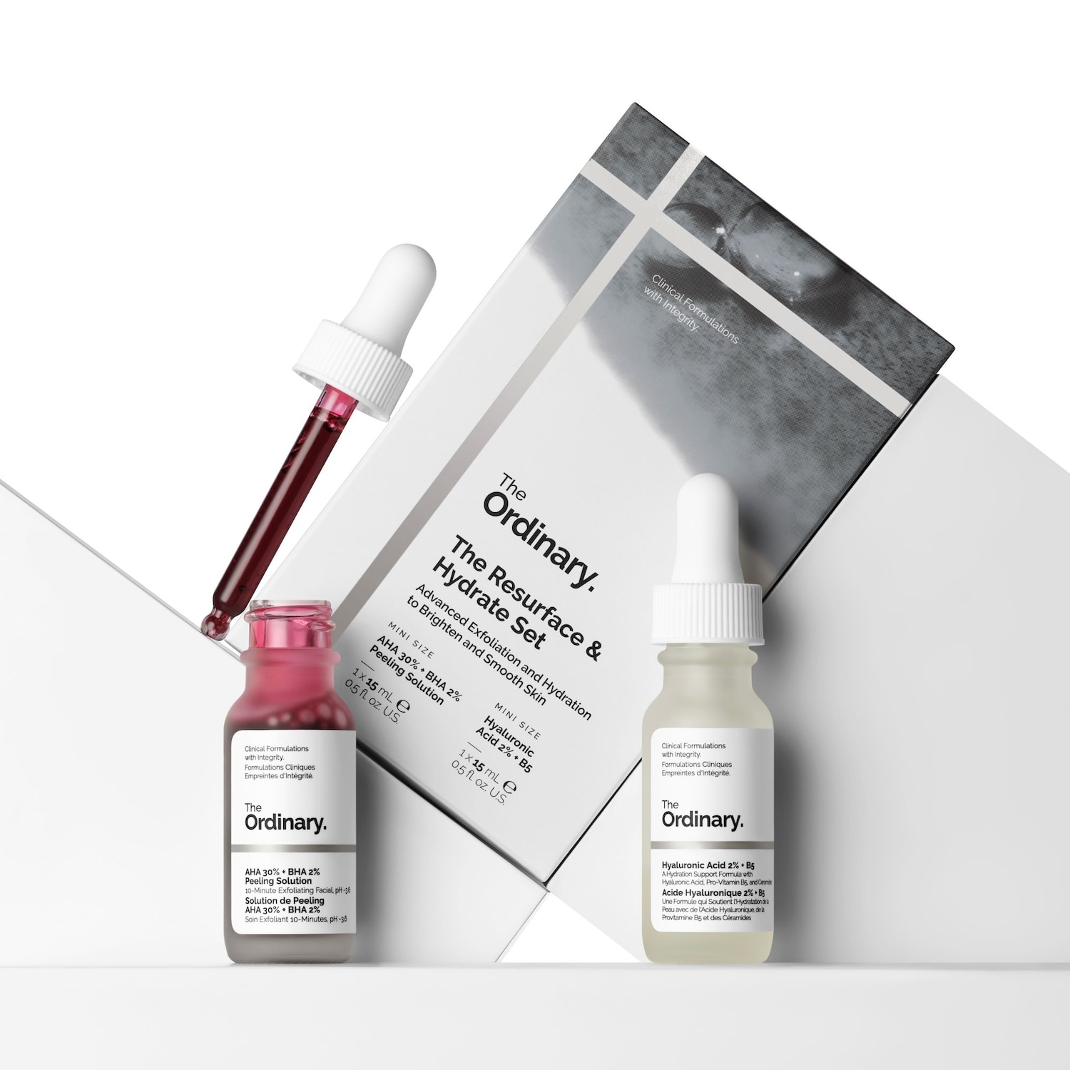 Набор для обновления кожи с гиалуроновой сывороткой The Ordinary The Resurface & Hydrate — фото 4