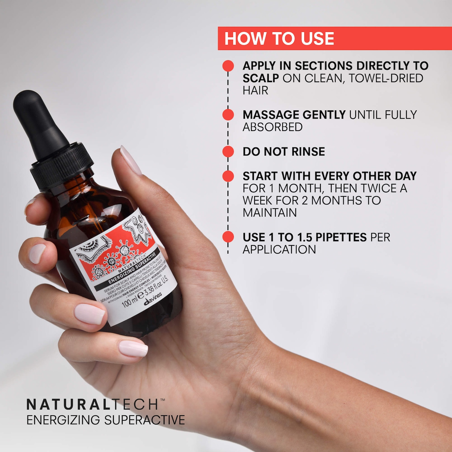 Energizing Superactive Scalp Serum for Hair Thinning - Davines