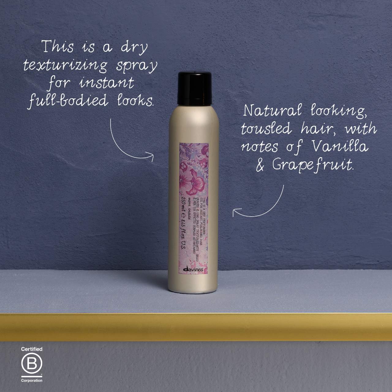Davines Dry Texturizing Finishing Spray - Thumbnail 5