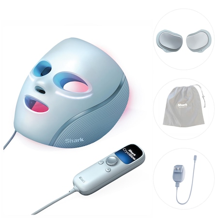 Shark CryoGlow Under-Eye Cooling + LED Anti-Aging Red Light & Skin Clearing Mask