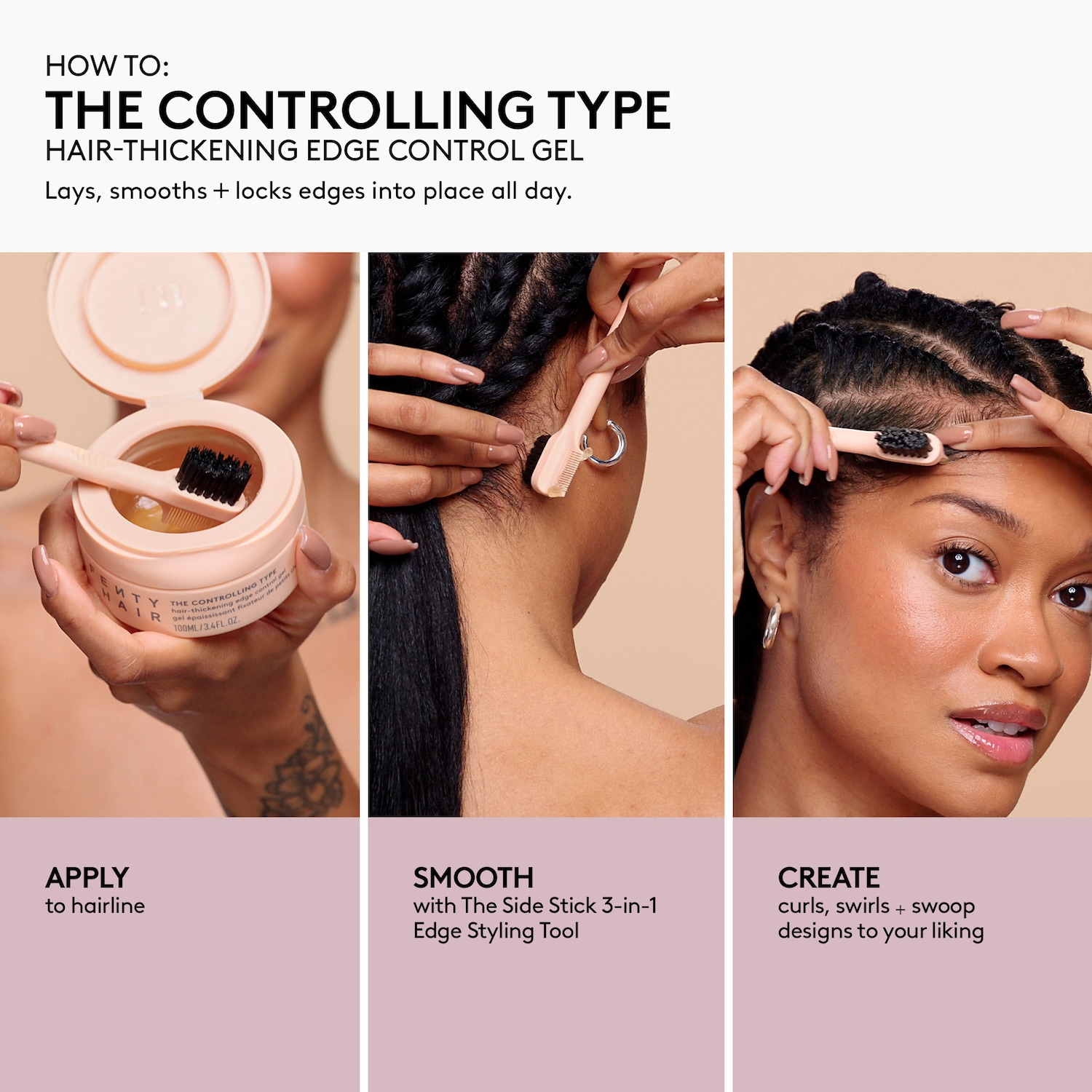 Гель для укладки волос у линии роста Fenty Beauty by Rihanna The Controlling Type — фото 5