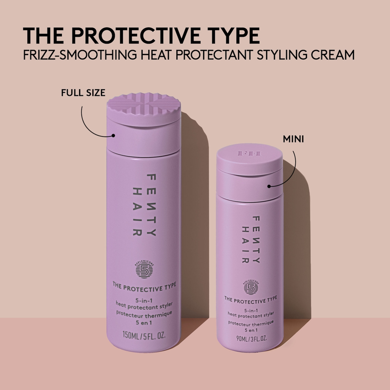 Fenty Beauty The Protective Type Heat Protectant Styling Cream - Thumbnail 2