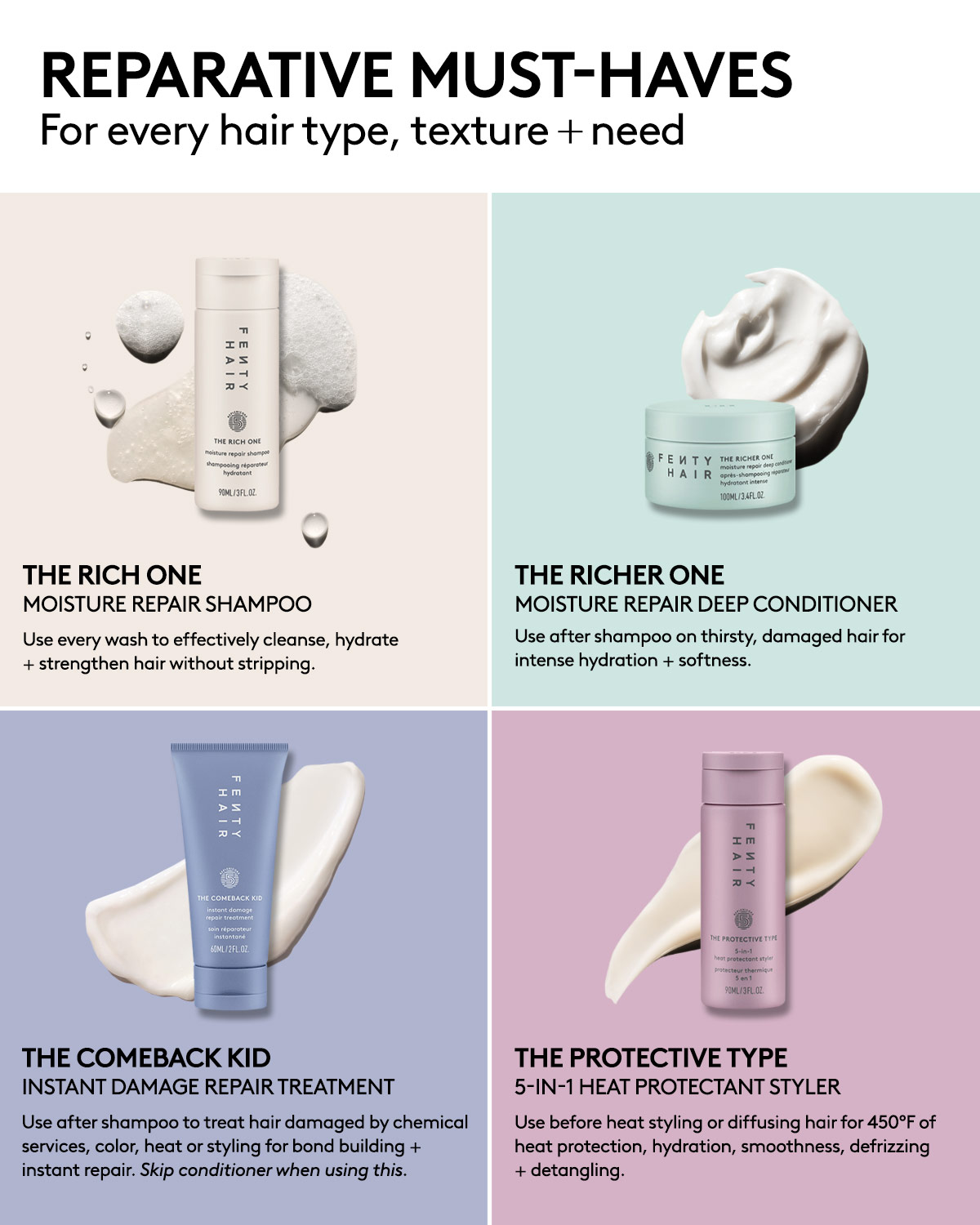Fenty Beauty Maintenance Crew Hair Kit - Thumbnail 3