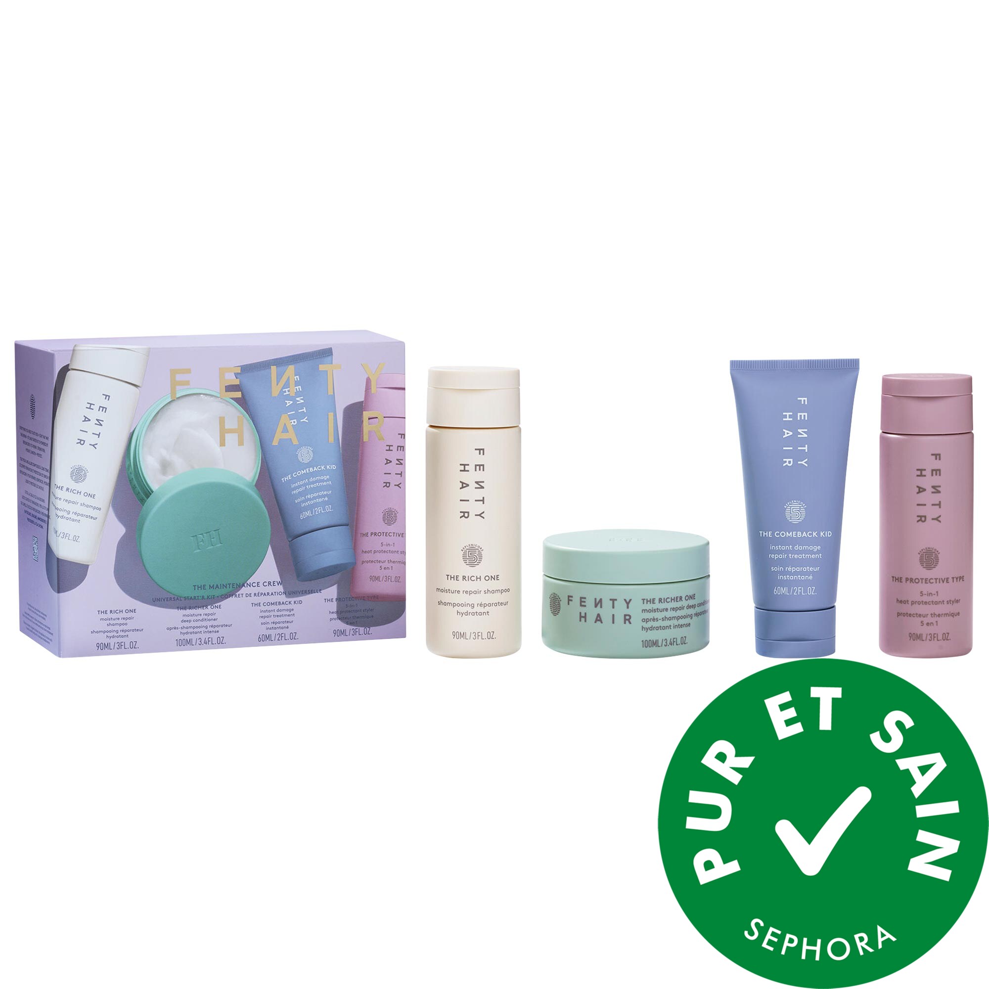 Fenty Beauty by Rihanna Trousse de départ pour les cheveuxThe Mini Maintenance Crew Universal Start'R Kit