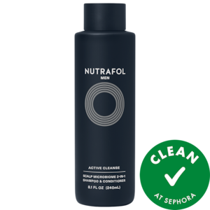 Nutrafol Men's Active Cleanse Scalp Shampoo + Conditioner for Thinning Hair INTERNATIONAL SHIPPING