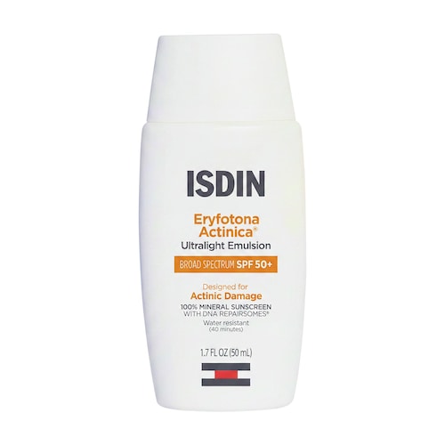 Минеральный солнцезащитный крем Isdin Eryfotona Actinica Ultralight SPF 50+