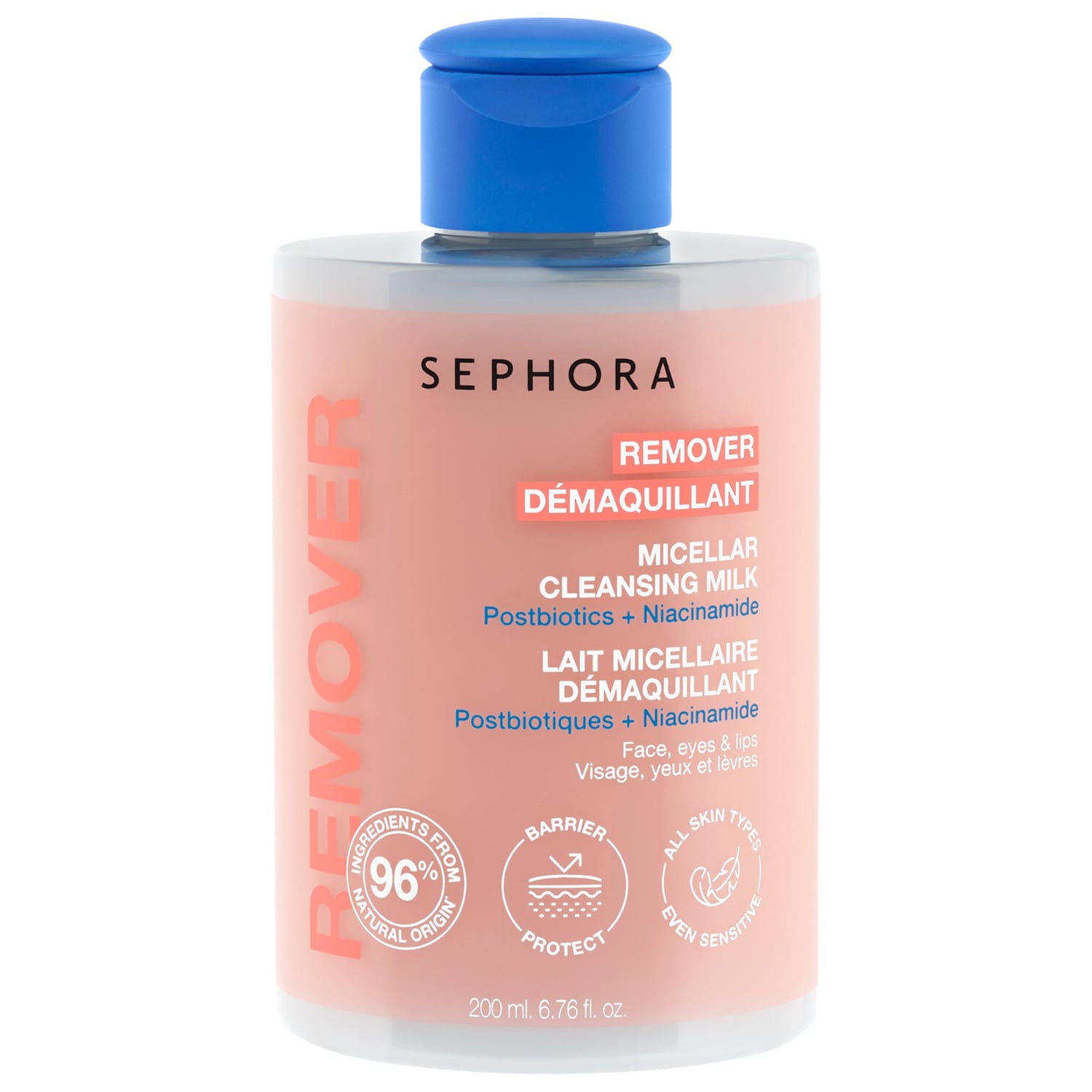 Мицеллярное очищающее молочко Sephora Collection с постбиотиками и ниацинамидом — фото 1