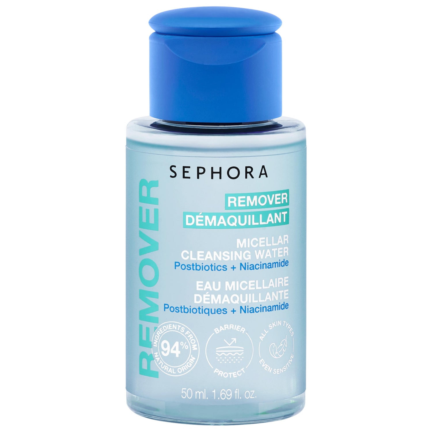 Мини-мицеллярная вода Sephora Collection с постбиотиками и ниацинамидом — фото 1