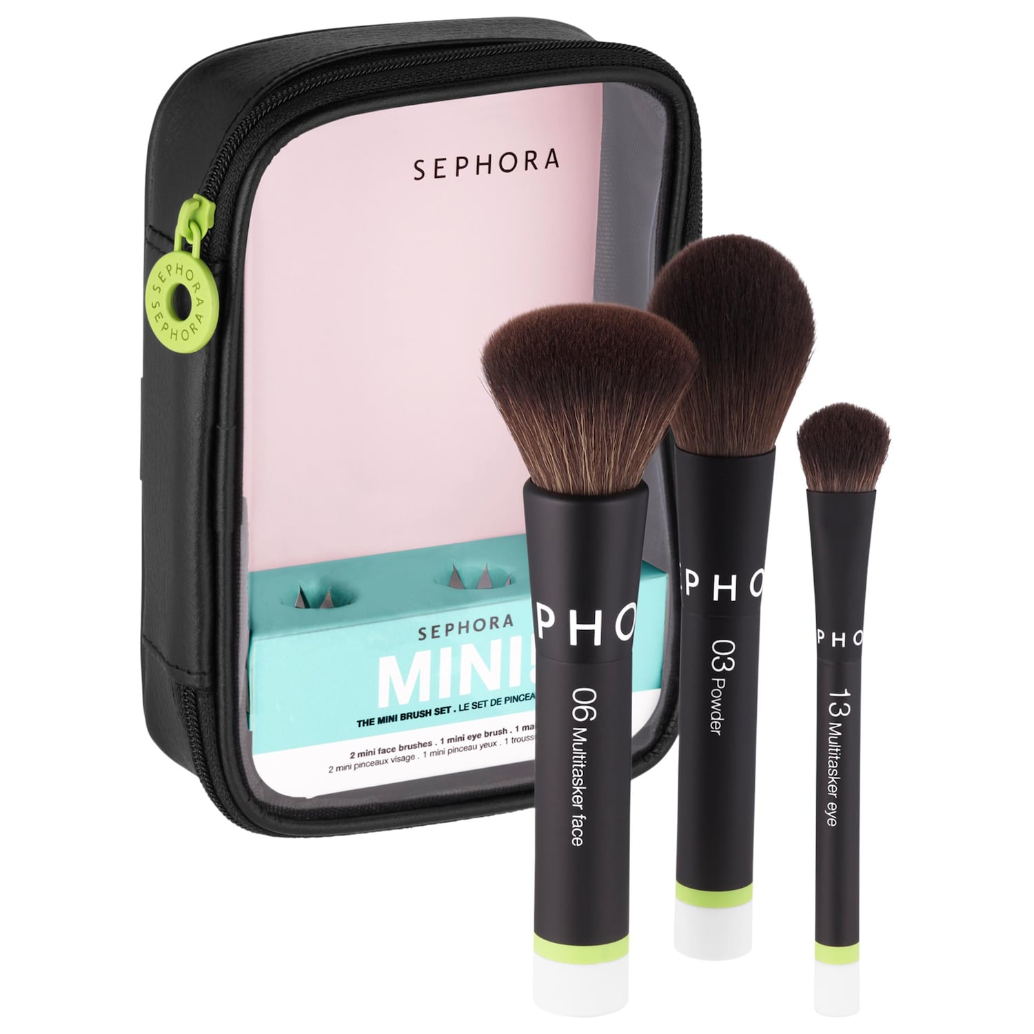 Мини-набор кистей для лица и глаз Sephora Collection — фото 1