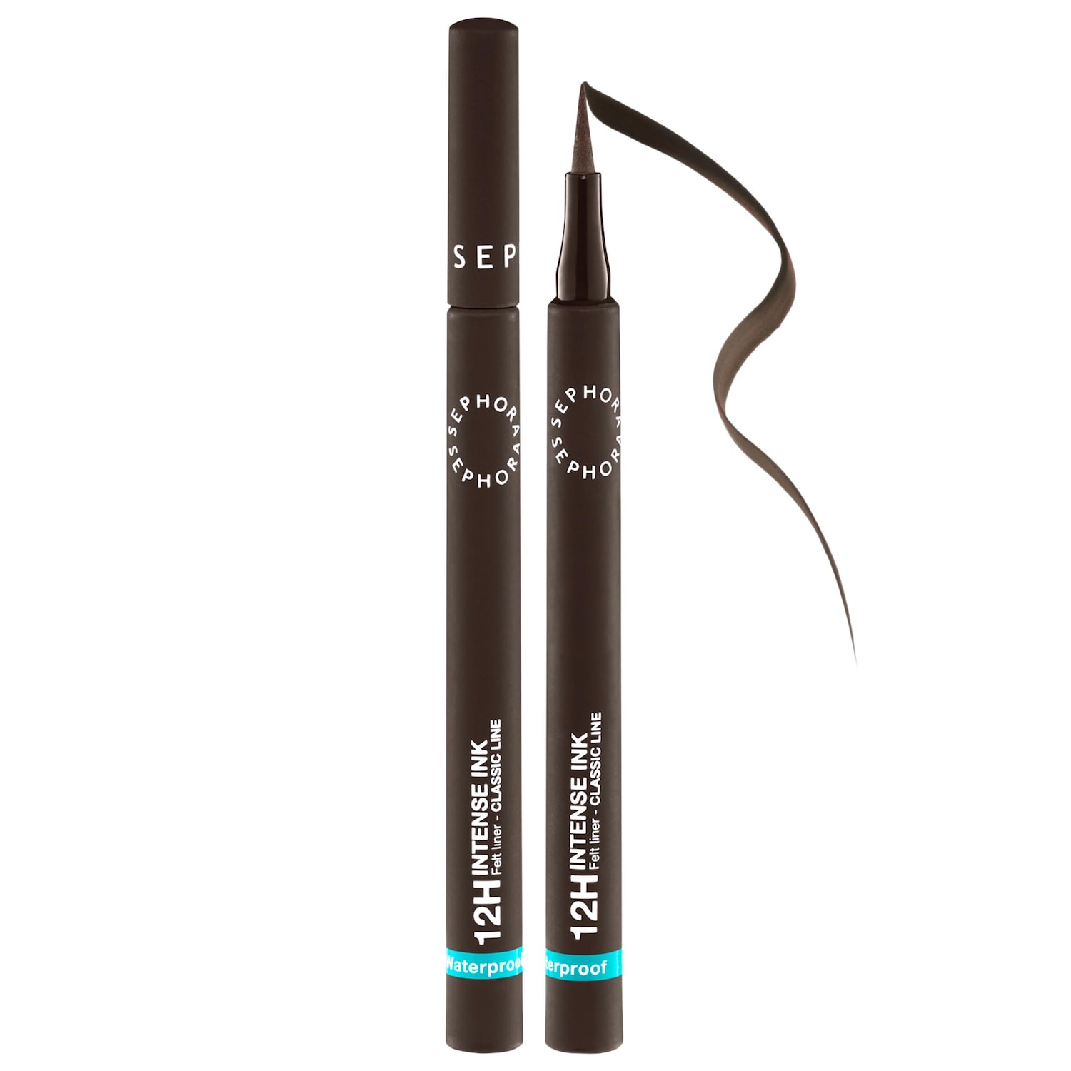 Классическая подводка с фетровым кончиком Sephora Collection Intense Ink, 12 ч — фото 1