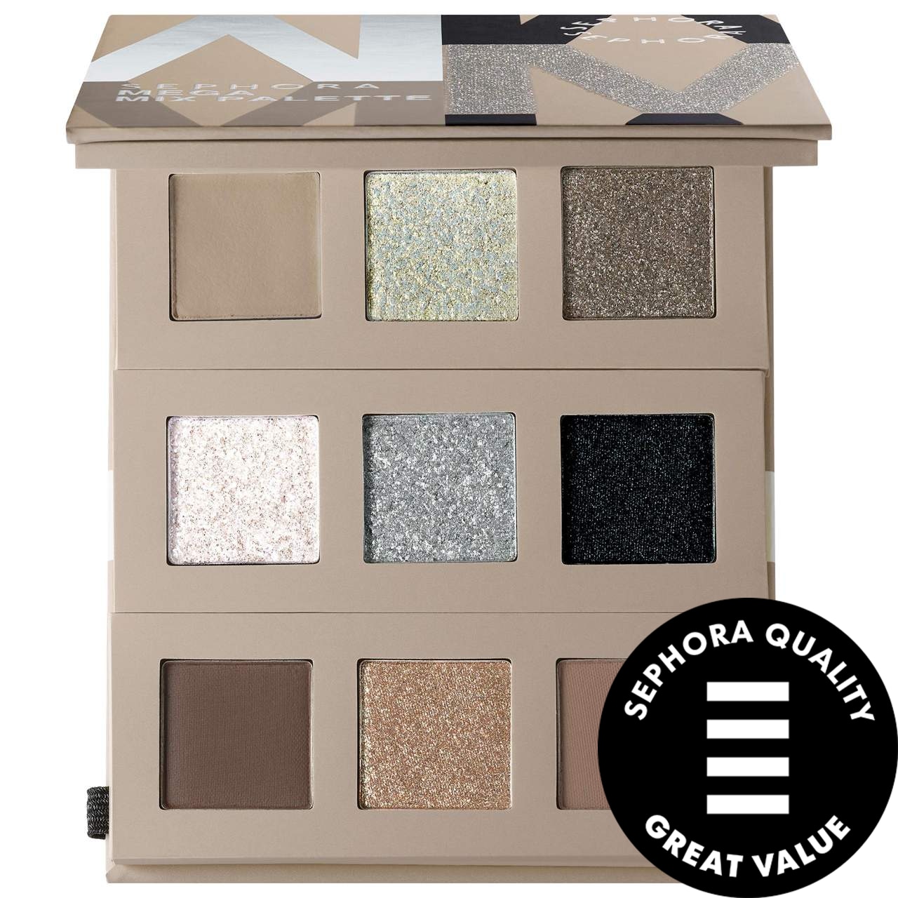 SEPHORA COLLECTION Mega Mix Eyeshadow Palette Fearless Cool Nude