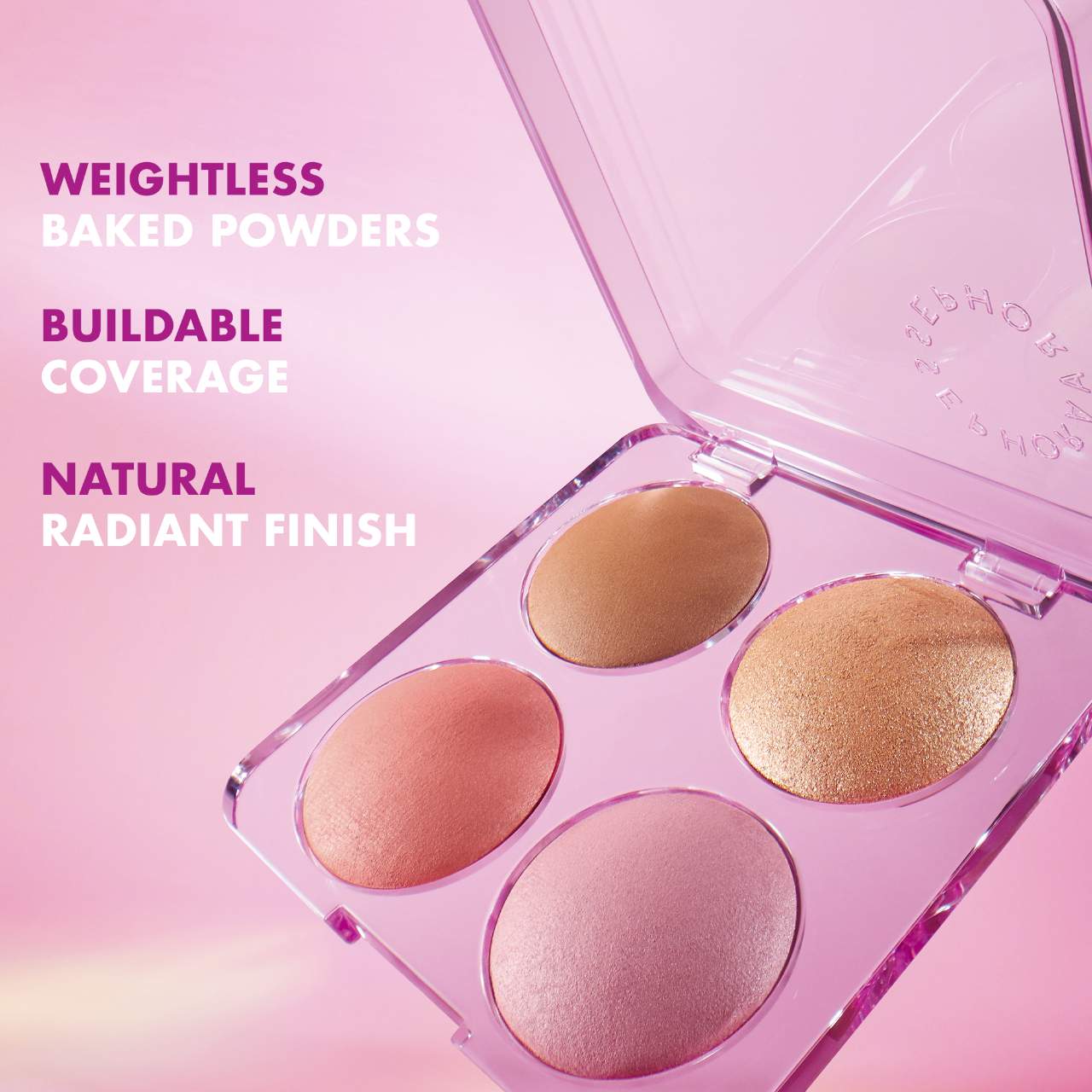 Палетка бронзера, румян и хайлайтера для лица Sephora Collection Colorful — фото 2