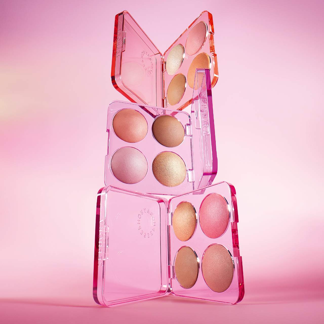 Colorful Face Bronzer, Blush & Highlighter Palette - SEPHORA