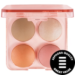 Colorful Face Bronzer, Blush & Highlighter Palette