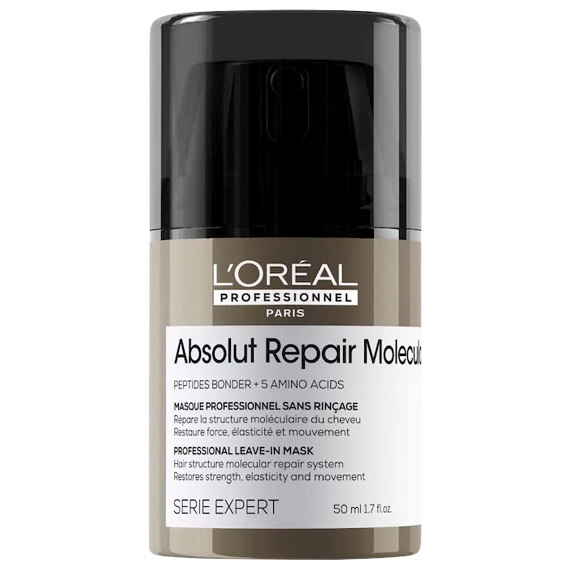 L'Oréal Professionnel Mini Absolut Repair Molecular Leave-In Cream for Damaged Hair 1.7 oz / 50 mL