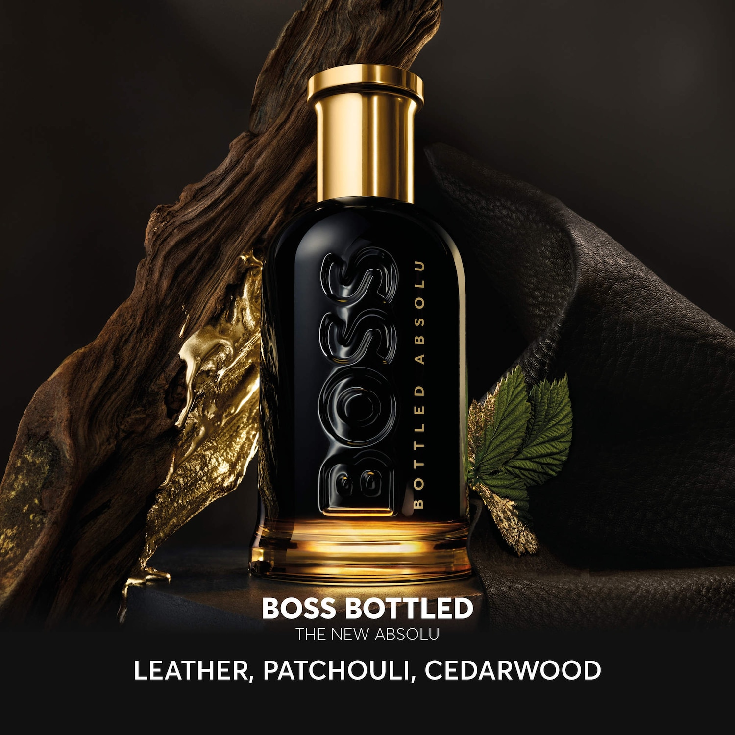 BOSS BOTTLED ABSOLU 50ml香水 Boss Bottled Absolu Parfum Intense with Leather and Cedarwood