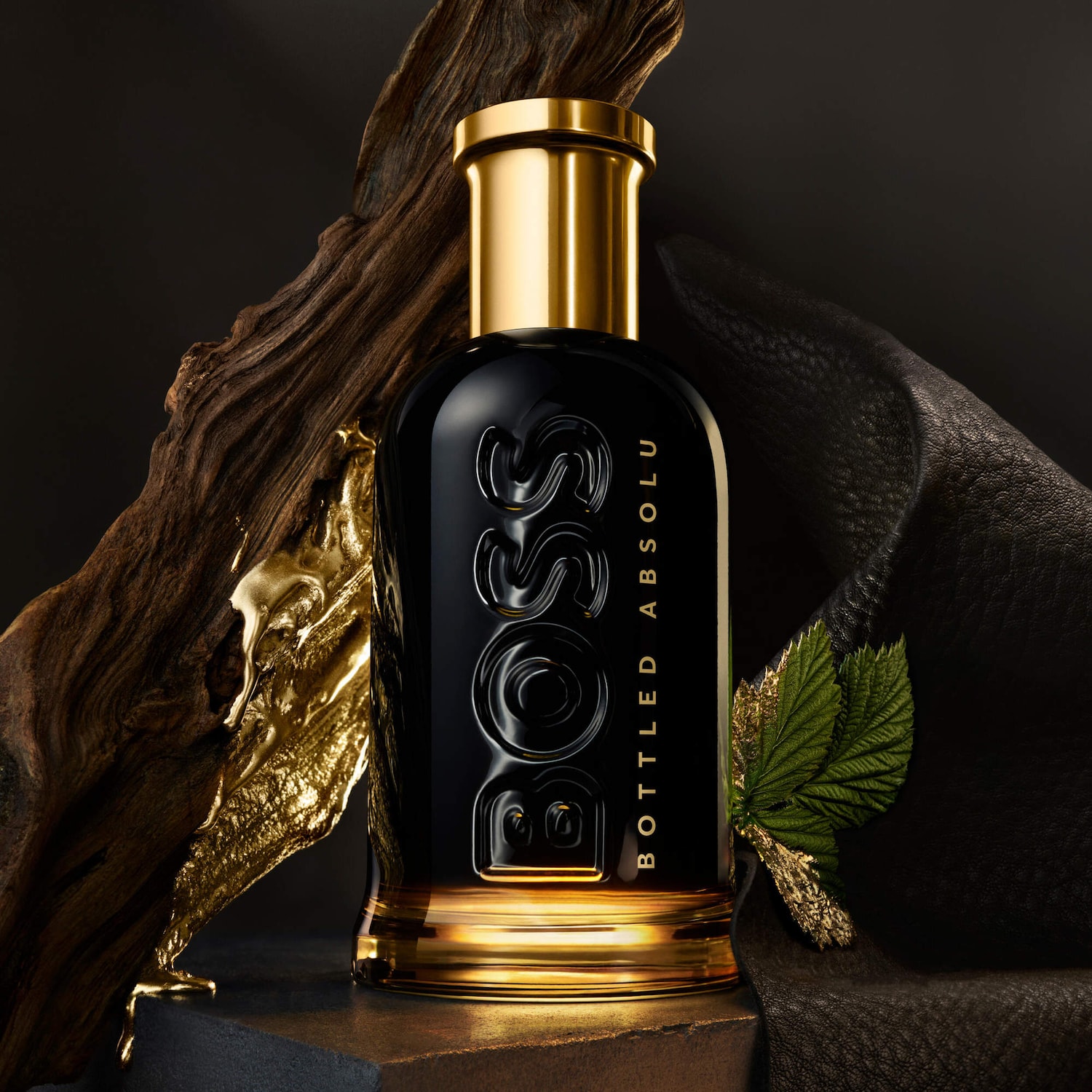 Boss Bottled Absolu Parfum Intense with Leather and Cedarwood