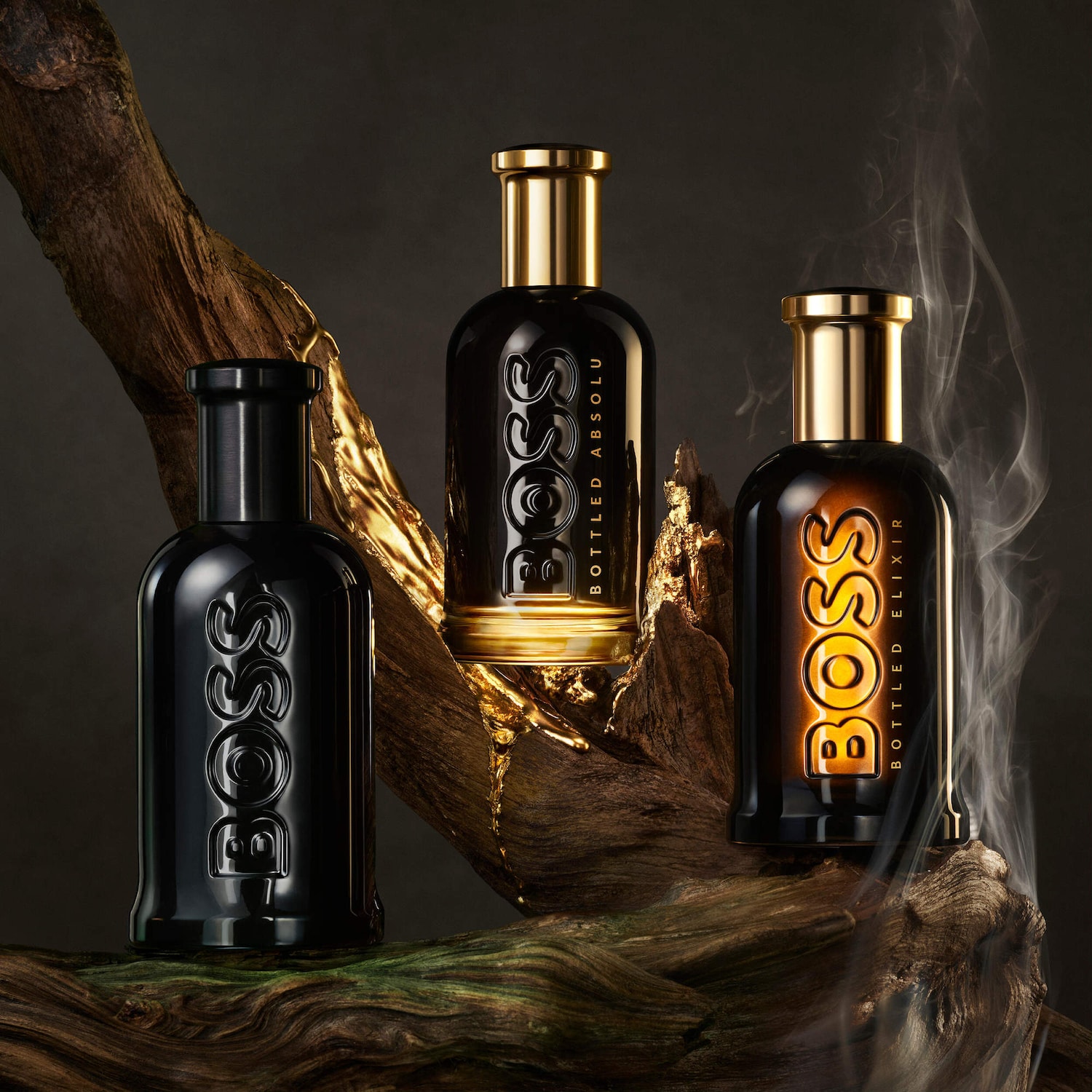 Boss Bottled Absolu Parfum Intense with Leather and Cedarwood